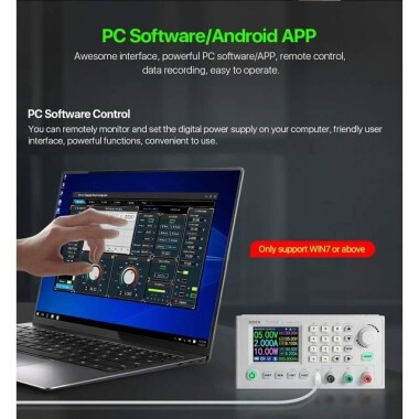 RD RD6006-W USB WiFi DC-DC Gerilim Akım Adım Aşağı Güç Kaynağı Modülü Buck Ayarlanabilir Dönüştürücü Multimetre 60 V 6A Wifili - 4