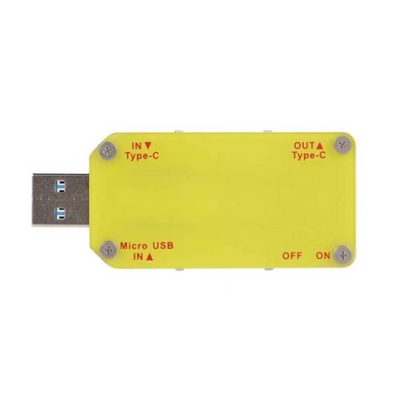 RD UM34 APP USB 3-0 Tip-C DC Voltmetre Ampermetre Gerilim Akım Ölçer Pil Şarj Ölçüsü Kablo Direnç Test Cihazı İletişim Sürümü Olmadan - 6