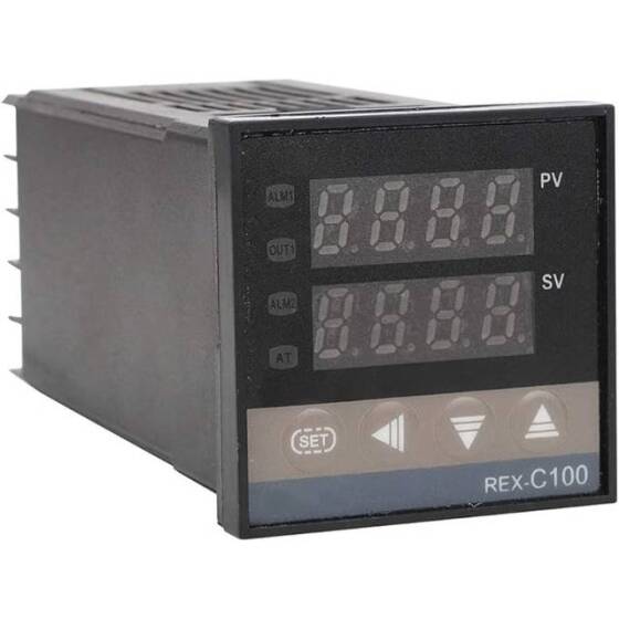 REXC100 Termostat + CJX2-0910 + K Termokupl 1m Prob Sensör Rölesi 220V Çıkış TC(K- J-S-E) / RTD (PT100- CU50) Üniversal Giriş - 2