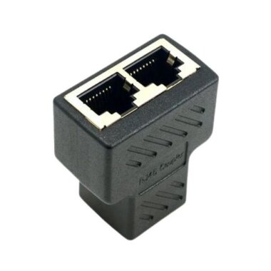RJ45 1-to-2 Dişi Çoklayıcı Ethernet Konnektörü - 3