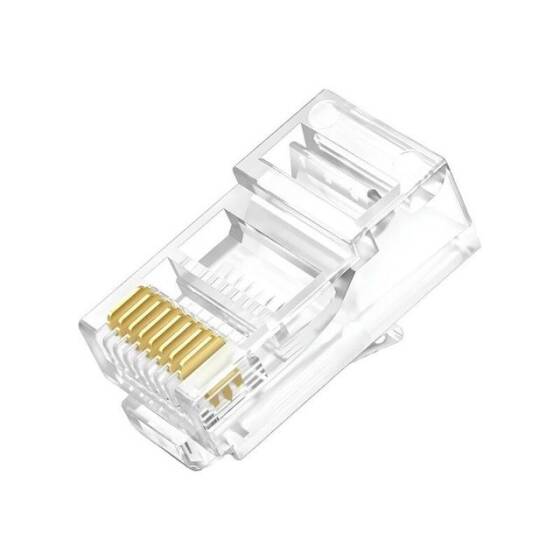 RJ45 EZ Cat6 Yeni Nesil Delikli Erkek Soket - 1