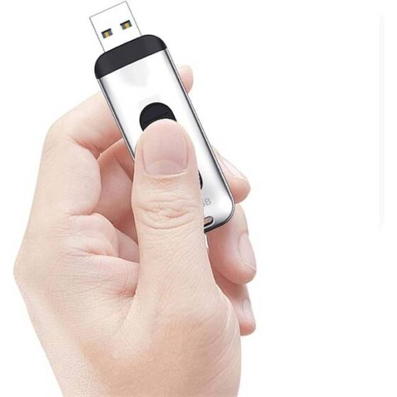 Robot Cube Siyah U308 Yüksek Hızlı U Disk USB3.2 Gen1 512GB - 1