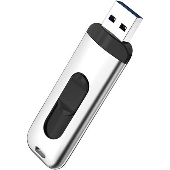 Robot Cube Siyah U308 Yüksek Hızlı U Disk USB3.2 Gen1 512GB - 4