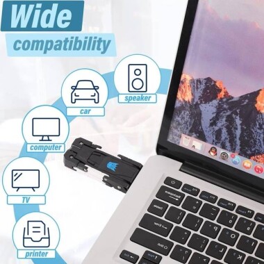 Robot Cube Mavi U101 Mini Su Geçirmez U Disk USB2.0 64GB - 5