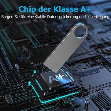 Robot Cube Gümüş U101 Mini Su Geçirmez U Disk USB2.0 4GB - 2