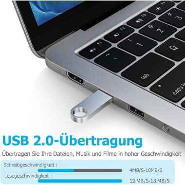 Robot Cube Gümüş U101 Mini Su Geçirmez U Disk USB2.0 4GB - 3