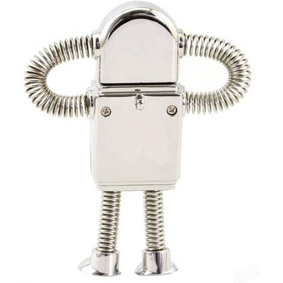 Robot Cube Gümüş U102 Kapaklı U Disk USB2.0 32GB - 3