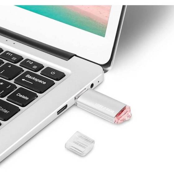 Robot Cube Gümüş U102 Kapaklı U Disk USB2.0 64GB - 5