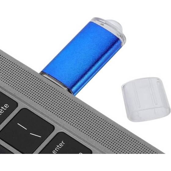 Robot Cube Mavi U102 Kapaklı U Disk USB2.0 4GB - 5