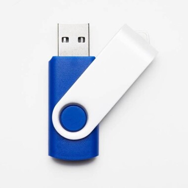 Robot Cube Mavi U102 Kapaklı U Disk USB2.0 8GB - 1