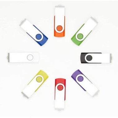 Robot Cube Siyah U102 Kapaklı U Disk USB2.0 2GB - 2