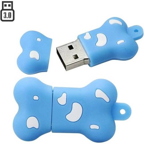 Robot Cube Siyah U307 Sürgülü U Disk USB3.0 64GB - 4