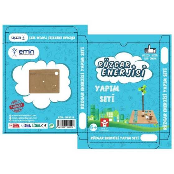 Rüzgar Enerjili Led Yakma Eğitim Kiti - 2