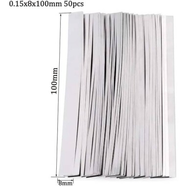 Saf Nikel Levha 0-1x2x100mm - 2