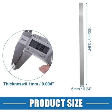 Saf Nikel Levha 0-1x6x100mm - 4