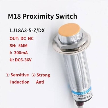 Sarı LJ18A3-5-Z/CY PNP Endüktif Mesafe Sensörü - 2