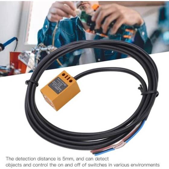 Sarı TL-Q5MC1-Z DC10-30V Endüktif Mesafe Sensörü - 3