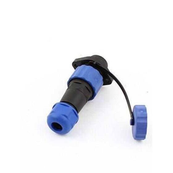 SD16 2 Pin 16mm Su Geçirmez Konnektör Takımı - Flanşlı Panel Tipi - 2