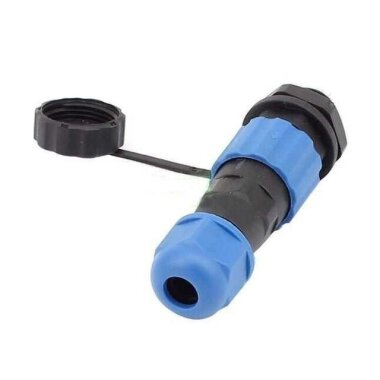 SD16 6 Pin 16mm Su Geçirmez Konnektör Takımı - Panel Tipi - 2