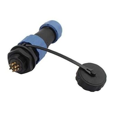 SD16 7 Pin 16mm Su Geçirmez Konnektör Takımı - Panel Tipi - Görsu Elektronik