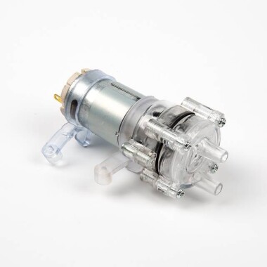 Şeffaf R385 DC 6-12V Mini Akvaryum Su Pompası Yüksek Sıcaklığa Dayanıklı - 2