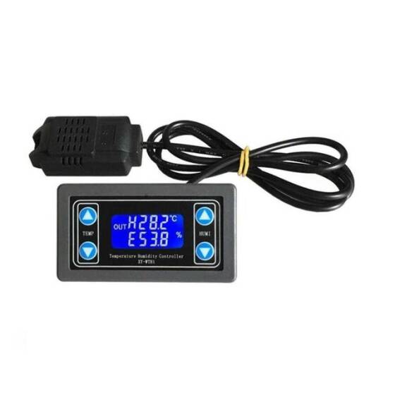 SHT20 Sıcaklık ve Nem Ölçer Ekranlı Röle Modülü - Kuluçka Termostat - XY-WTH1 - 1