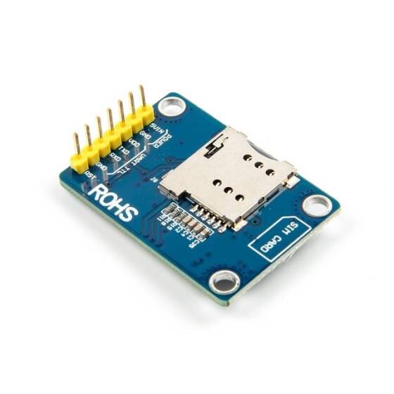 SIM800L V2.0 5V Kablosuz Modül Dört Bantlı W Kablo Başlığı - 1