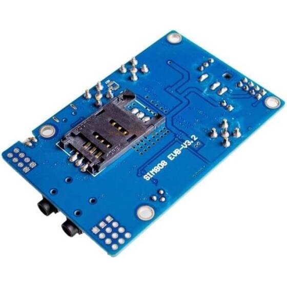 Sim808 Modülü - Gsm GPRS GPS IPX Geliştirme Kartı GPS Antenli - 5
