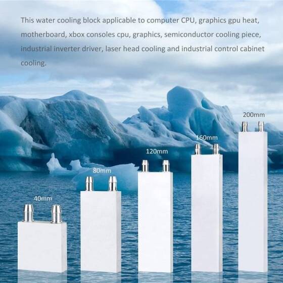 Sıvı Su Soğutma Bloğu 40x80x12mm - 3