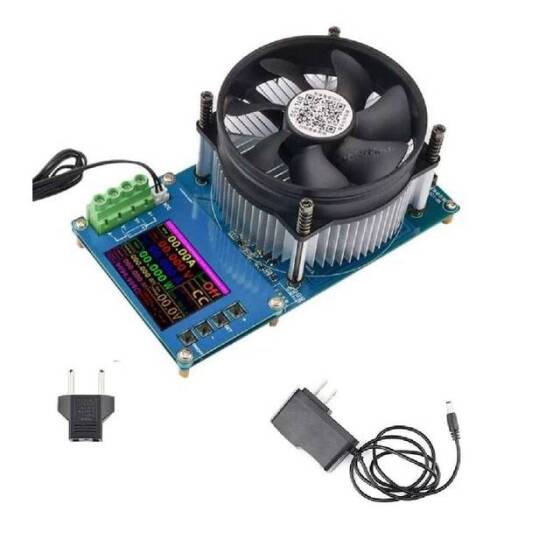 Siyah 2-4 Inç 150 W DC USB Test Cihazı Elektronik Yük Pil Test Cihazı DeŞarj Şarj Güç Ölçer Kaynağı Dedektör Ölçer - 1