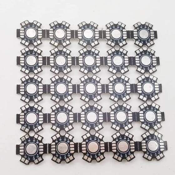 Siyah 20mm 8 Pin RGBW LED Alüminyum Soğutucu - 2