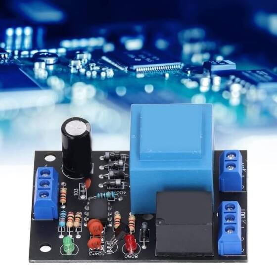 Siyah 220V Su Seviyesi Kontrol Anahtarı Sıvı Seviye Sensörü Modülü - 4