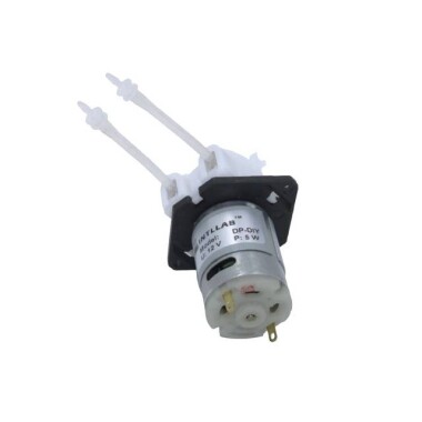 Siyah Tip L 12V Silikon Tüplü Sıvı Pompası ID:3mm-OD:5mm- 19-100mL/Dak. - 1