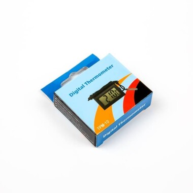 Siyah TPM-10 LCD Elektronik Balık Tankı Su Dedektörü Termometre Akvaryum Dijital Termograf 1 Metre Tel ile Pilsiz - 6