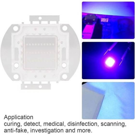 SMD 1W POWER LED Mor 395-400nm - 2