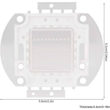 SMD 1W POWER LED Mor 395-400nm - 4