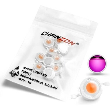 SMD 1W POWER LED Pembe - 1