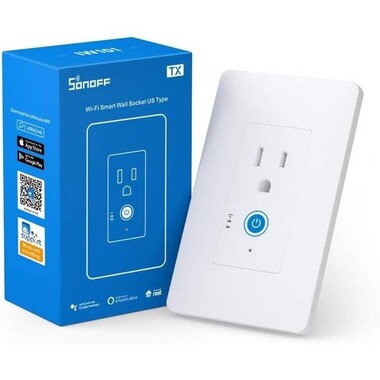 Sonoff IW100 Wifi Akıllı Duvar Soket Anahtarı Kablosuz Güç İzleme Anahtarları US Fişli - 1