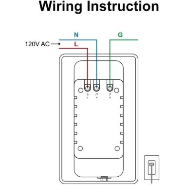 Sonoff IW100 Wifi Akıllı Duvar Soket Anahtarı Kablosuz Güç İzleme Anahtarları US Fişli - 6
