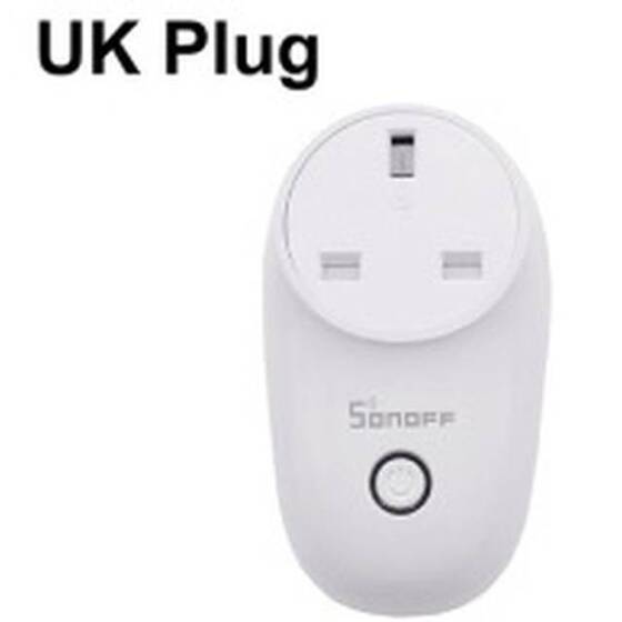 Sonoff S26R2TPG Wifi Akıllı Zamanlama Uzaktan Anahtar Tmall Sihirbazı Sesli Akıllı Soket İngiltere Fiş 10.2 x 7.5 x 5.8cm - 1