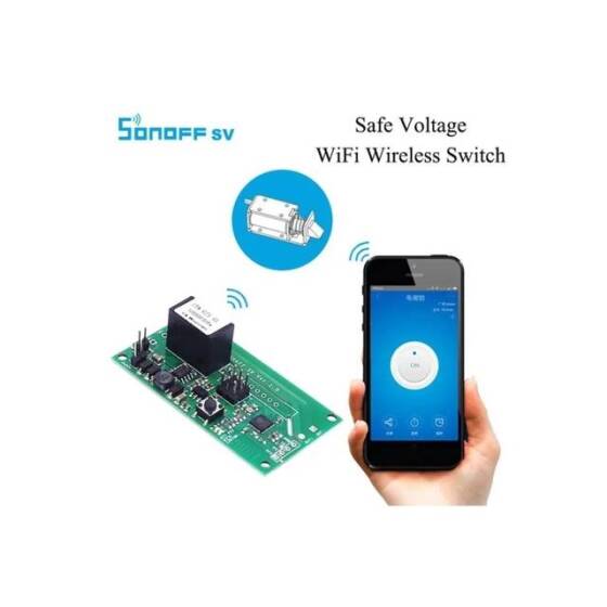 Sonoff SV Kablosuz Anahtarlama Modülü 5-24V Boyut:11x7x2cm - 6
