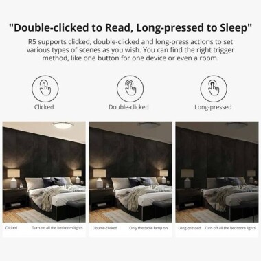 Sonoff SwitchMan R5 Pilli Sahne Kontrol Cihazı 6 Tuşlu Serbest Kablolama - 3