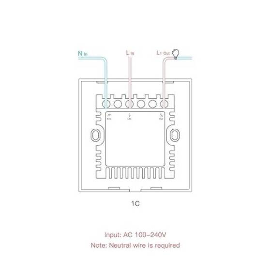 SONOFF T0UK2C-TX Wifi Dokunmatik Kablosuz Anahtar Akıllı Ev - 4