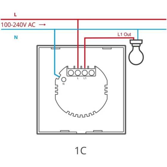 SONOFF T2EU1C-TX Wifi Dokunmatik Kablosuz Anahtar Akıllı Ev - 4