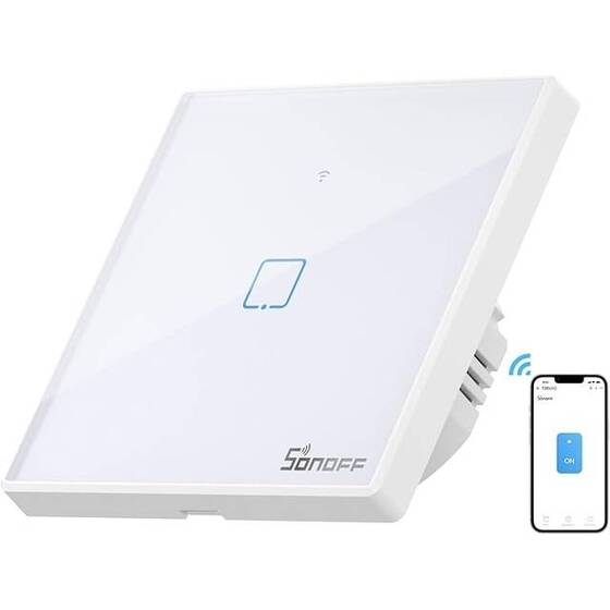 SONOFF T2UK1C-TX Wifi Dokunmatik Kablosuz Anahtar Akıllı Ev - 1