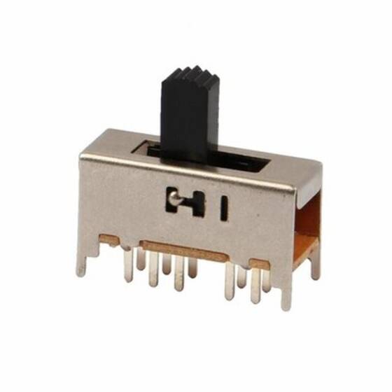 SS-24H01 4 Konumlu Sürgülü Slide Switch 10 Pin - 1
