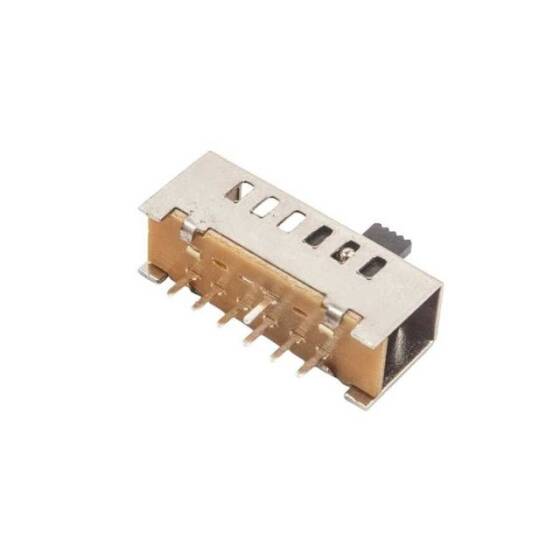 SS16F03G5 6 Konumlu 7 Pin Sürgülü Switch - 2
