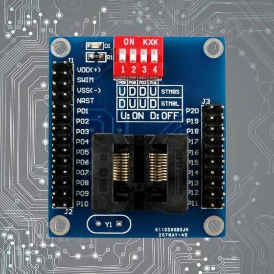 STM8S 8L TSSOP20 Yanma Tutucu Test Tutucu İndirici Çevrimdışı Programlayıcı - 4
