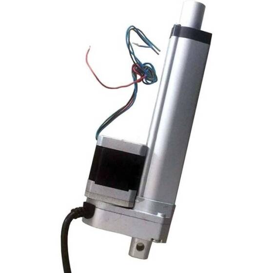 Stoke Uzunluğu 400mm 35mm/S 150N DC 6V-24V Nema17 Step Elektrikli İtme Çubuğu - 2