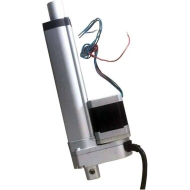 Stoke Uzunluğu 500mm 30mm/S 200N DC 6V-24V Nema17 Step Elektrikli İtme Çubuğu - 2